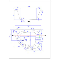 Magnolia masažna kad Royal 180 Magnolia masažna kad Royal 180