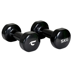 Komplet vinilnih uteži Christopeit Sport 2 x 5 kg