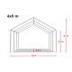 Prireditveni šotor 4x6 PVC ponjava 700g Prireditveni šotor 4x6 PVC ponjava 700g