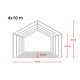 Prireditveni šotor 4x10 PVC ponjava 700g Prireditveni šotor 4x10 PVC ponjava 700g