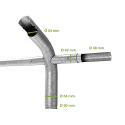 Skladiščni šotor hala 4x6 m - stranska višina 3,0 m z zadrgo in strešnimi okni, PVC 850 Skladiščni šotor hala 4x6 m - stranska višina 3,0 m z zadrgo in strešnimi okni, PVC 850