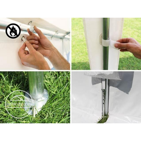 Prireditveni šotor 4x10 PVC ponjava 700g, negorljiv Prireditveni šotor 4x10 PVC ponjava 700g, negorljiv