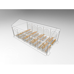 Prireditveni šotor 5x10 PVC ponjava 700g, negorljiv Prireditveni šotor 5x10 PVC ponjava 700g, negorljiv