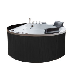 Hidromasažna kad s črnim ohišjem DELLA 916  170x170 CM Hidromasažna kad s črnim ohišjem DELLA 916  170x170 CM