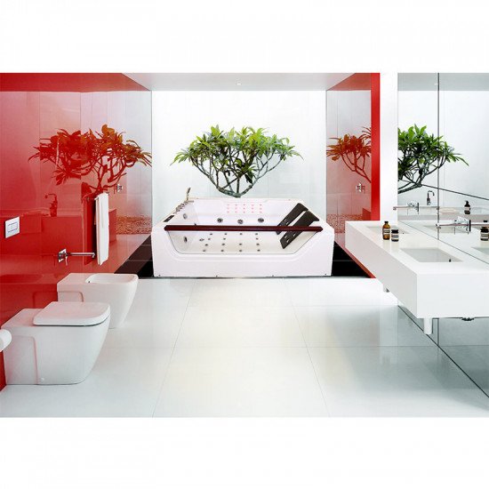 Hidromasažna kad z grelcem IMPERIA 610H BELA 180x120 CM Hidromasažna kad z grelcem IMPERIA 610H BELA 180x120 CM