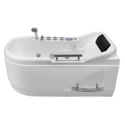 Hidromasažna kad LEMUR 796L LEVA BELA 140x80 CM Hidromasažna kad LEMUR 796L LEVA BELA 140x80 CM