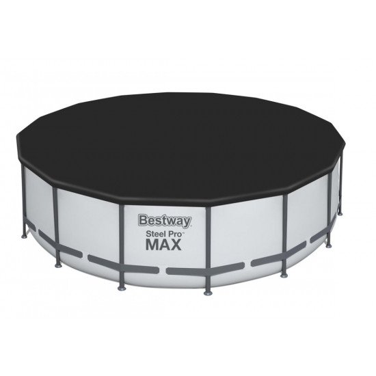 Montažni bazen Steel Pro MAX™ 488 x 122 cm s kartušno filtrsko črpalko Montažni bazen Steel Pro MAX™ 488 x 122 cm s kartušno filtrsko črpalko