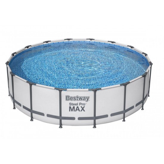 Montažni bazen Steel Pro MAX™ 488 x 122 cm s kartušno filtrsko črpalko Montažni bazen Steel Pro MAX™ 488 x 122 cm s kartušno filtrsko črpalko