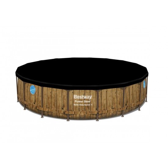 Bazen Power Steel™ Swim Vista 549 x 122 cm z vzorcem lesa s kartušno filtrsko črpalko Bazen Power Steel™ Swim Vista 549 x 122 cm z vzorcem lesa s kartušno filtrsko črpalko