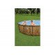 Bazen Power Steel™ Swim Vista 549 x 122 cm z vzorcem lesa s kartušno filtrsko črpalko Bazen Power Steel™ Swim Vista 549 x 122 cm z vzorcem lesa s kartušno filtrsko črpalko