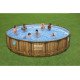 Bazen Power Steel™ Swim Vista 549 x 122 cm z vzorcem lesa s kartušno filtrsko črpalko Bazen Power Steel™ Swim Vista 549 x 122 cm z vzorcem lesa s kartušno filtrsko črpalko