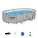 Bazen Power Steel Swim Vista 488x305x107 cm z vzorcem kamna s filtrsko črpalko na pesek Bazen Power Steel Swim Vista 488x305x107 cm z vzorcem kamna s filtrsko črpalko na pesek
