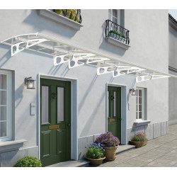 Nadstrešek za vhodna vrata 6690, bel