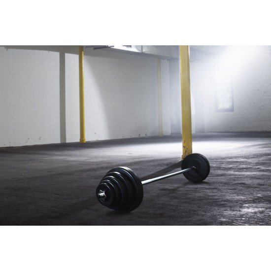 Komplet uteži Christopeit Sport 38,5 kg + prečka Komplet uteži Christopeit Sport 38,5 kg + prečka
