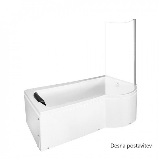 Kad SPA s stekleno pregrado Kad SPA s stekleno pregrado