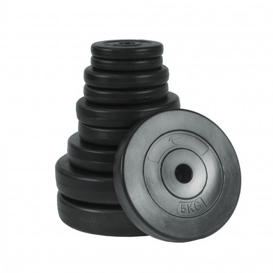 Komplet uteži Christopeit Sport 38,5 kg + prečka Komplet uteži Christopeit Sport 38,5 kg + prečka