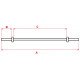 Os inSPORTline 160cm / 30mm RB-66 brez varoval Os inSPORTline 160cm / 30mm RB-66 brez varoval