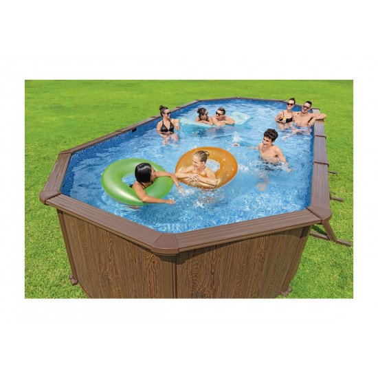 Montažni bazen Hydrium 730 x 360 x 130 cm s filtrsko črpalko na pesek Montažni bazen Hydrium 730 x 360 x 130 cm s filtrsko črpalko na pesek