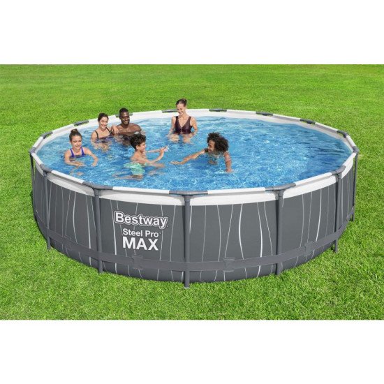 Bazen Steel Pro™ MAX set s filtrsko črpalko in LED lučko 457 x 107 cm Bazen Steel Pro™ MAX set s filtrsko črpalko in LED lučko 457 x 107 cm