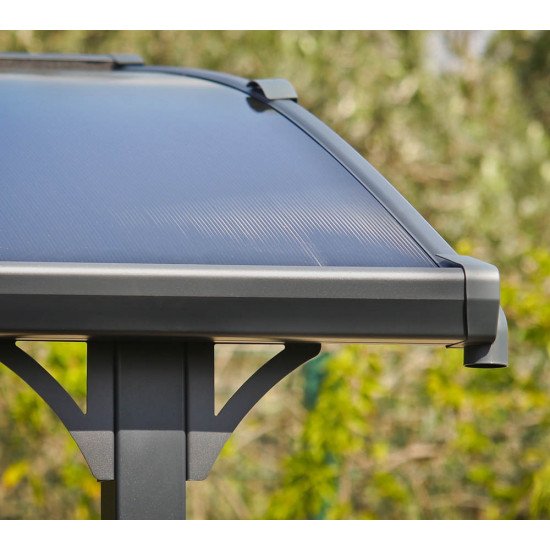 Aluminijasti nadstrešek za avto Arcadia 8500 Antracit 858 x 359 x 242 cm Aluminijasti nadstrešek za avto Arcadia 8500 Antracit 858 x 359 x 242 cm