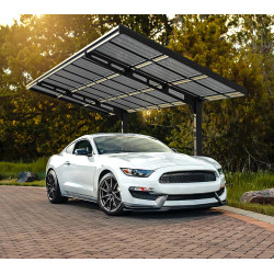 Aluminijasti nadstrešek za avto Sydney Črna 286 x 587 x 288 cm Aluminijasti nadstrešek za avto Sydney Črna 286 x 587 x 288 cm
