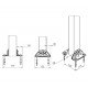 Aluminijasti nadstrešek za avto Arcadia 8500 Antracit 858 x 359 x 242 cm Aluminijasti nadstrešek za avto Arcadia 8500 Antracit 858 x 359 x 242 cm