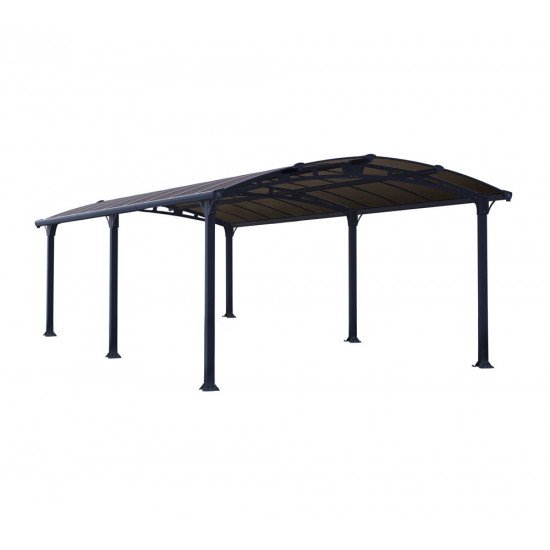 Aluminijasti nadstrešek za avto Arcadia 6400 Antracit 644x359x242 cm Aluminijasti nadstrešek za avto Arcadia 6400 Antracit 644x359x242 cm
