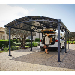 Aluminijasti nadstrešek za avto Arcadia 6400 Antracit 644x359x242 cm Aluminijasti nadstrešek za avto Arcadia 6400 Antracit 644x359x242 cm