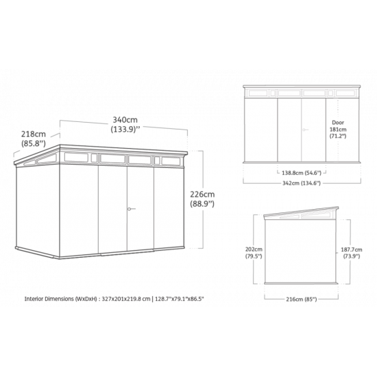 KETER vrtna uta Pent Signature 11x7 KETER vrtna uta Pent Signature 11x7