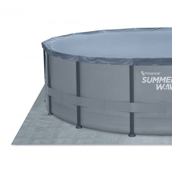 Bazen Summer Waves Ø 488x122 cm, siv Bazen Summer Waves Ø 488x122 cm, siv
