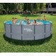 Bazen Summer Waves Ø 488x122 cm, siv Bazen Summer Waves Ø 488x122 cm, siv