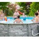 Bazen Summer Waves Ø 427x107 cm, videz kamna Bazen Summer Waves Ø 427x107 cm, videz kamna