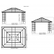 Vrtni paviljon Savino 12x14 Vrtni paviljon Savino 12x14