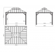 Vrtni paviljon Messina 10x12 Vrtni paviljon Messina 10x12