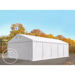 Skladiščni šotor 5x10 m - stranska višina 2,6 m, PVC 800, z osnovnim okvirjem Skladiščni šotor 5x10 m - stranska višina 2,6 m, PVC 800, z osnovnim okvirjem