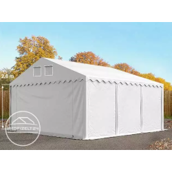 Skladiščni šotor 6x6 m - stranska višina 2,6 m, PVC 800, z osnovnim okvirjem