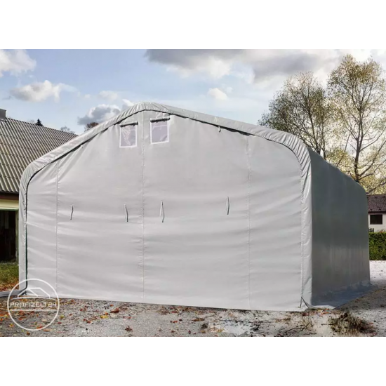 Garažni šotor 6x6 z vrati 4,1x2,9 m - PVC 850
