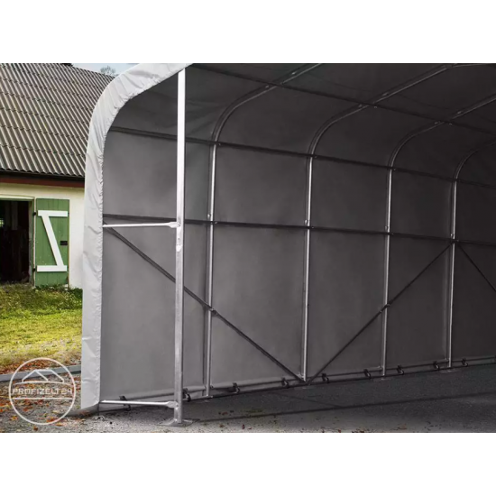 Garažni šotor 6x6 z vrati 4,1x2,9 m - PVC 850