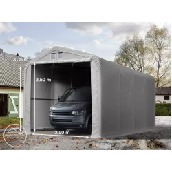 Garažni šotor 4x8 z vrati 3,5x3,5 m - PVC 850 Garažni šotor 4x8 z vrati 3,5x3,5 m - PVC 850