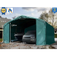 Garažni šotor 6x6 z vrati 4,1x2,9 m - PVC 2300 negorljiv