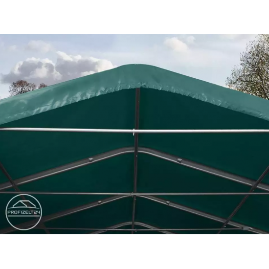 Garažni šotor 6x6 z vrati 4,1x2,9 m - PVC 2300 negorljiv