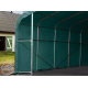 Garažni šotor 6x6 z vrati 4,1x2,9 m - PVC 2300 negorljiv
