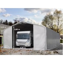 Garažni šotor 8x12 z vrati 4,0x3,6 m - PVC 850