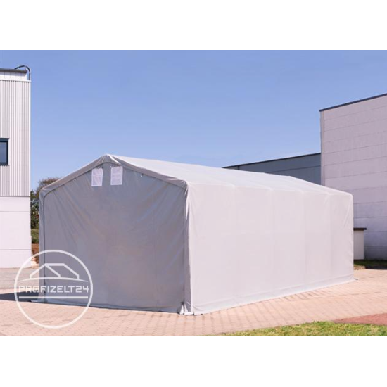 Skladiščni šotor hala 6x10 m - stranska višina 3,0 m z zadrgo, PRIMEtex-Plane 2300