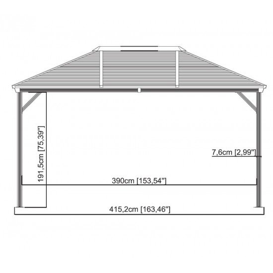 Vrtni paviljon Ventura 10x14 Vrtni paviljon Ventura 10x14