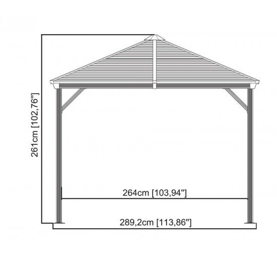 Vrtni paviljon Ventura 10x14 Vrtni paviljon Ventura 10x14