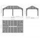 Vrtni paviljon Marsala 12x20 Vrtni paviljon Marsala 12x20