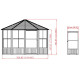 Vrtni paviljon Charleston 12x12