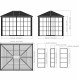 Vrtni paviljon Striano 10x12