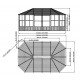 Vrtni paviljon Charleston 12x18 Vrtni paviljon Charleston 12x18